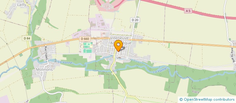 localisation de l'entreprise LES DELICES DE VILLENEUVE à VILLENEUVE-L'ARCHEVEQUE