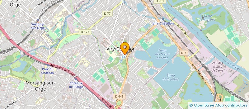 localisation de l'entreprise LES DELICES DE VIRY-CHATILLON à VIRY-CHATILLON