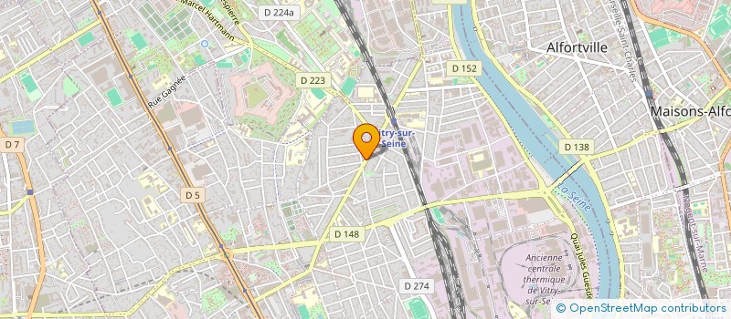 localisation de l'entreprise LES DELICES DE VITRY à VITRY-SUR-SEINE