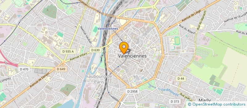 localisation de l'entreprise LES DELICES DE ZOE à VALENCIENNES
