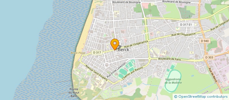 localisation de l'entreprise LES DELICES DES 2 BAIES à BERCK