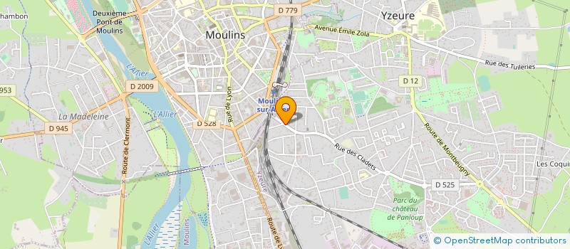localisation de l'entreprise LES DELICES DES BATAILLOTS à YZEURE
