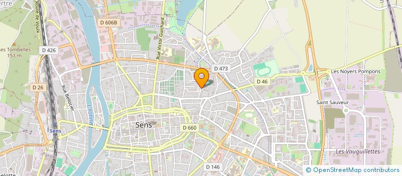 localisation de l'entreprise LES DELICES DES CHAILLOTS  SENS