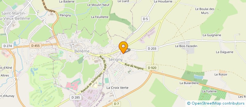 localisation de l'entreprise LES DELICES DES REMPARTS à BELFORET-EN-PERCHE