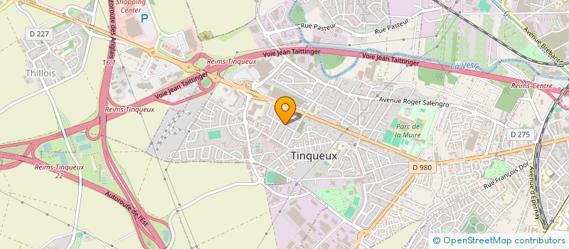 localisation de l'entreprise LES DELICES DES TERROIRS à TINQUEUX
