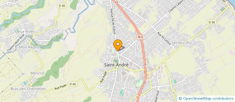localisation de l'entreprise LES DELICES DES VALDESS à SAINT-ANDRE