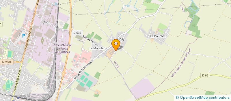 localisation de l'entreprise LES DELICES DINATHOUARS  LOUZY