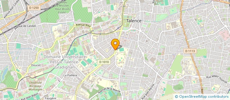 localisation de l'entreprise LES DELICES DJERBA à TALENCE