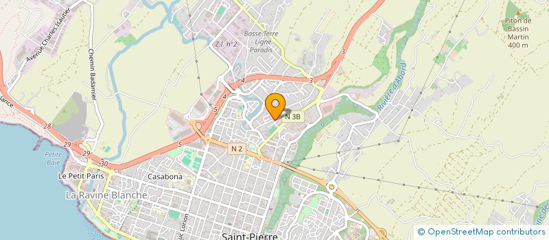 localisation de l'entreprise LES DELICES DORES à SAINT-PIERRE