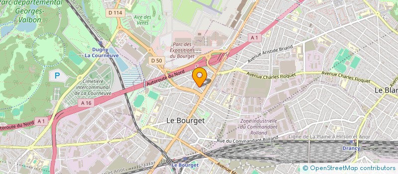 localisation de l'entreprise LES DELICES DU FOURNIL à LE BOURGET