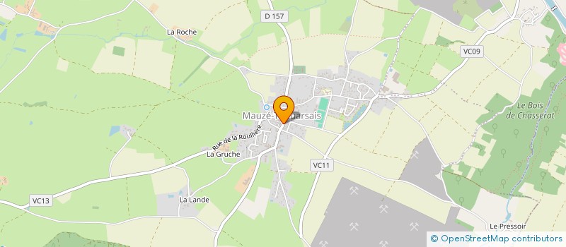 localisation de l'entreprise LES DELICES DU FOURNIL à THOUARS