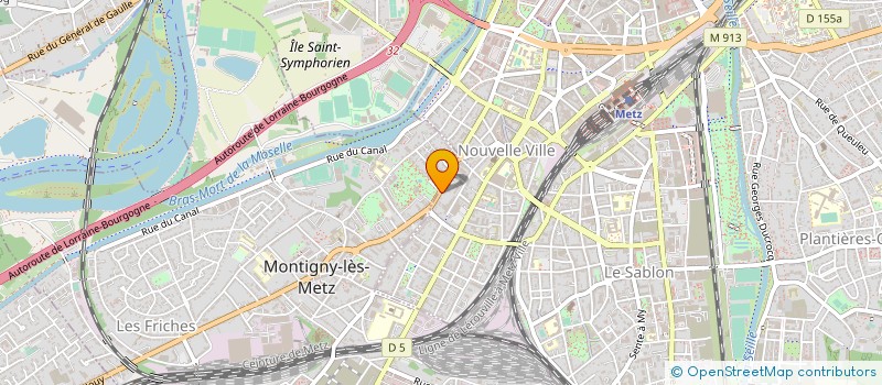 localisation de l'entreprise LES DELICES DU JARDIN à METZ