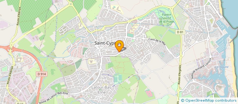 localisation de l'entreprise LES DELICES DU JOUR à SAINT-CYPRIEN