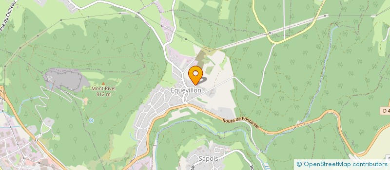 localisation de l'entreprise LES DELICES DU JURA à VANNOZ