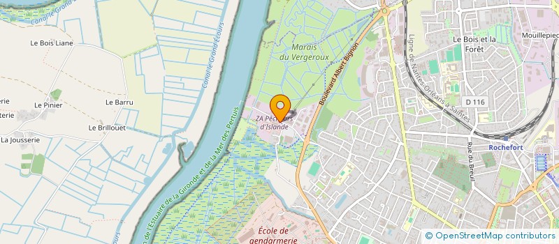 localisation de l'entreprise LES DELICES DU MARAIS  ROCHEFORT