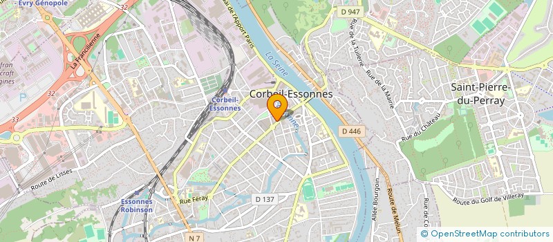 localisation de l'entreprise LES DELICES DU PALAIS à CORBEIL-ESSONNES
