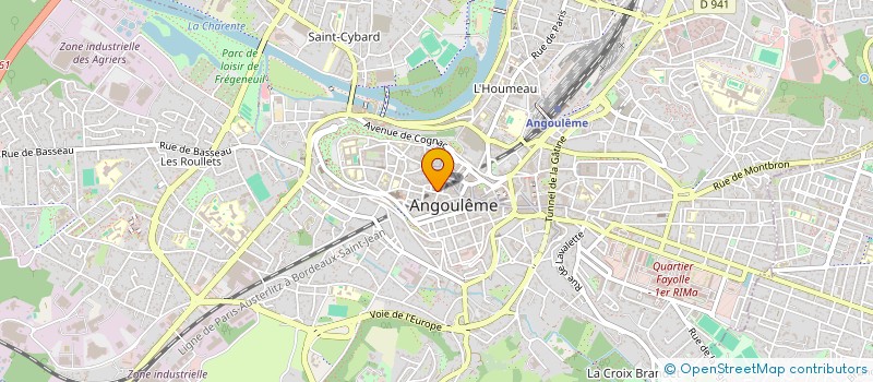 localisation de l'entreprise LES DELICES DU PALAIS à ANGOULEME