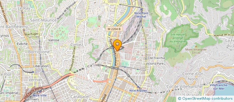 localisation de l'entreprise LES DELICES DU PALIO à NICE