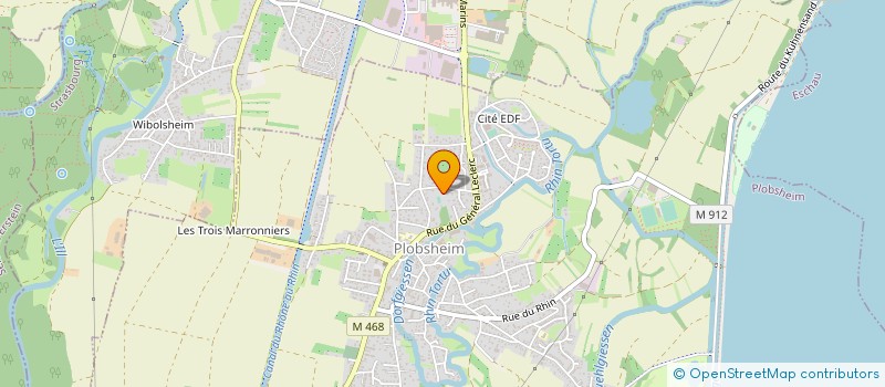 localisation de l'entreprise LES DELICES DU PARADIS  PLOBSHEIM