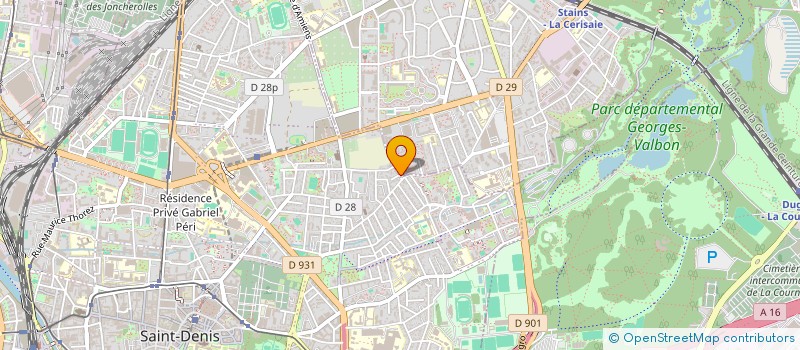 localisation de l'entreprise LES DELICES DU PAVILLON  STAINS