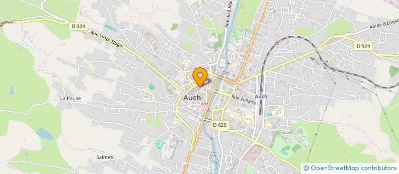 localisation de l'entreprise LES DELICES DU PORTUGAL à AUCH