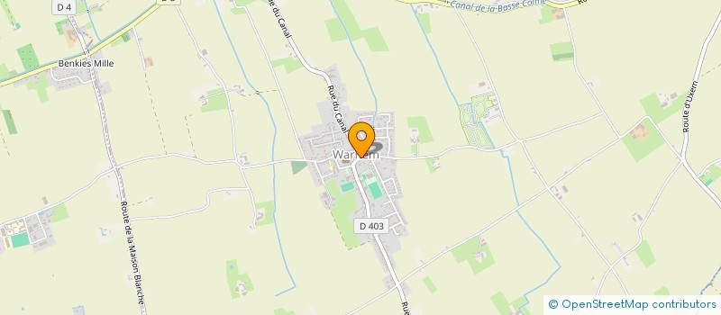 localisation de l'entreprise LES DELICES DU REUZE  WARHEM