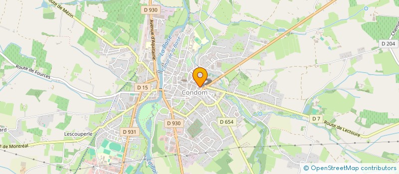 localisation de l'entreprise LES DELICES GASCONS à CONDOM