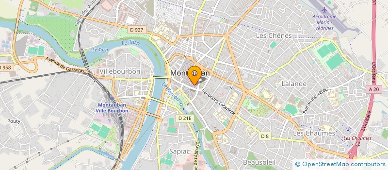 localisation de l'entreprise LES DELICES GUY PECOU à MONTAUBAN