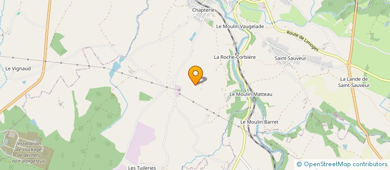 localisation de l'entreprise LES DELICES IMMO à BELLAC