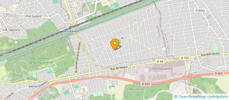 localisation de l'entreprise LES DELICES ORIENTALES à TREMBLAY-EN-FRANCE
