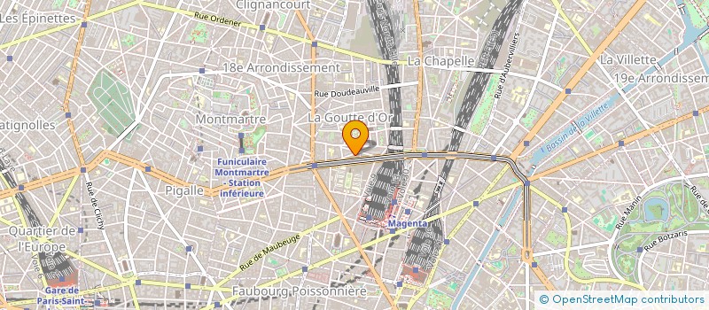 localisation de l'entreprise LES DELICES ORIENTAUX  PARIS