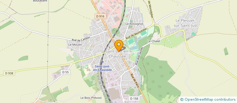localisation de l'entreprise LES DELICES SAINT JUSTOIS à SAINT-JUST-EN-CHAUSSEE