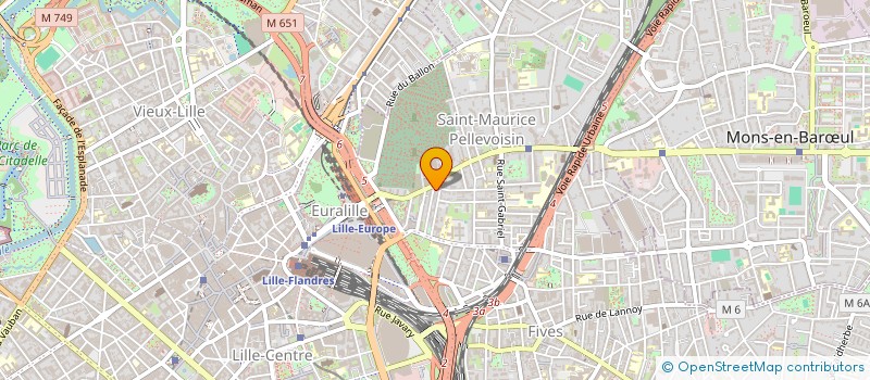 localisation de l'entreprise LES DELICES SALES-SUCRES à LILLE