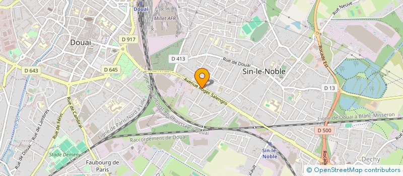 localisation de l'entreprise LES DELIRES DE SAINT JOSEPH  SIN-LE-NOBLE