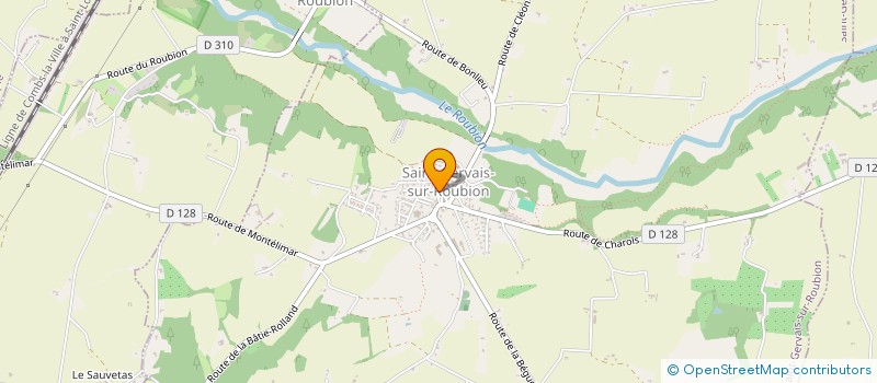 localisation de l'entreprise LES DELURES à SAINT-GERVAIS-SUR-ROUBION