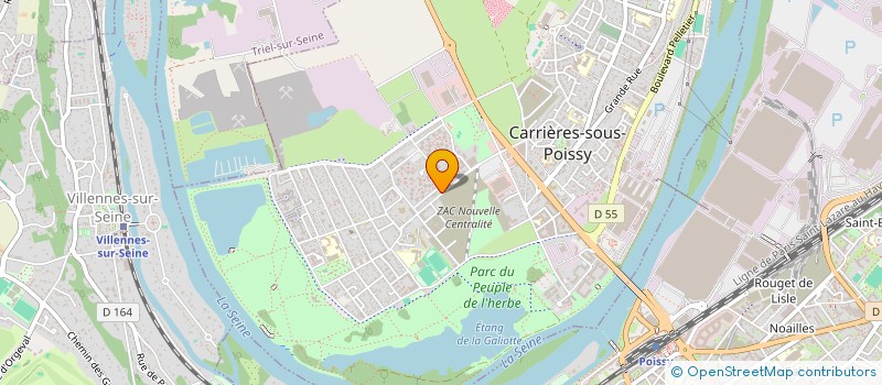 localisation de l'entreprise LES DEMENAGEURS DLF  SAINT-DENIS