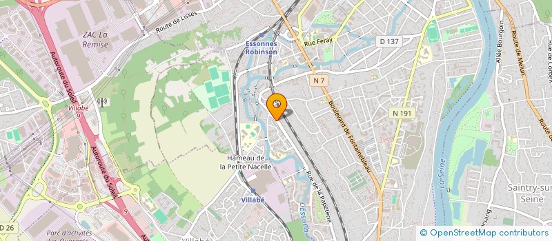 localisation de l'entreprise LES DEMENAGEURS DU LOGEMENT FRANCAIS à CORBEIL-ESSONNES