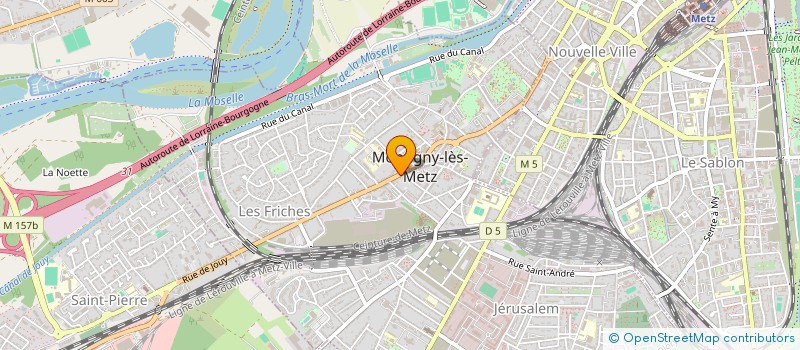 localisation de l'entreprise LES DEMEURES ACTUELLES à MONTIGNY-LES-METZ