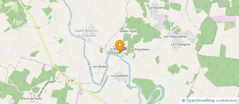 localisation de l'entreprise LES DEMEURES CHARENTAISES à BARRO