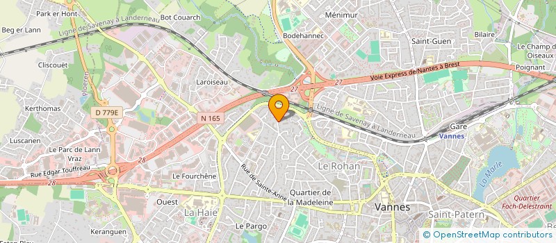 localisation de l'entreprise LES DEMEURES D'ALEXANDRE à VANNES