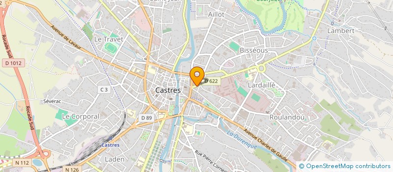 localisation de l'entreprise LES DEMEURES D'AUTAN à CASTRES
