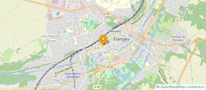 localisation de l'entreprise LES DEMEURES D ESSONNE à ETAMPES