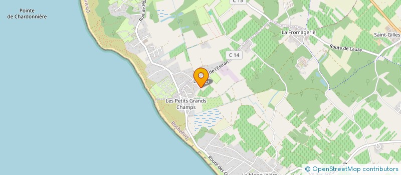 localisation de l'entreprise LES DEMEURES D OLERON à SAINT-PIERRE-D'OLERON