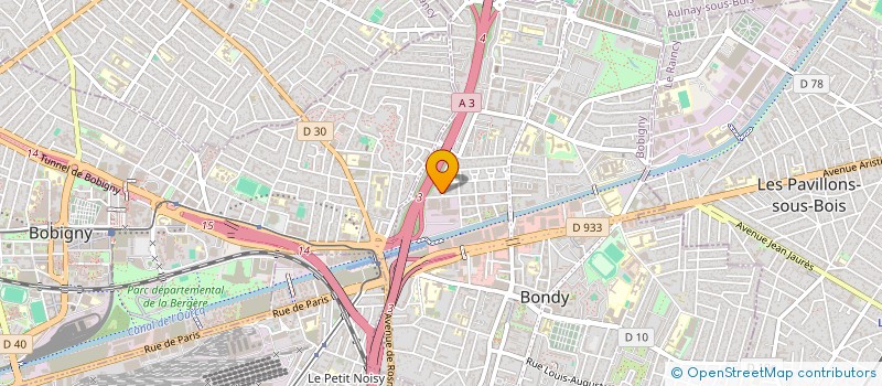 localisation de l'entreprise LES DEMEURES DE CIOCAN  BONDY