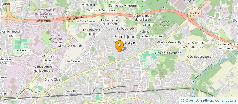 localisation de l'entreprise LES DEMEURES DE GALIE à SAINT-JEAN-DE-BRAYE