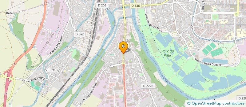 localisation de l'entreprise LES DEMEURES DE LA MARNE à MEAUX