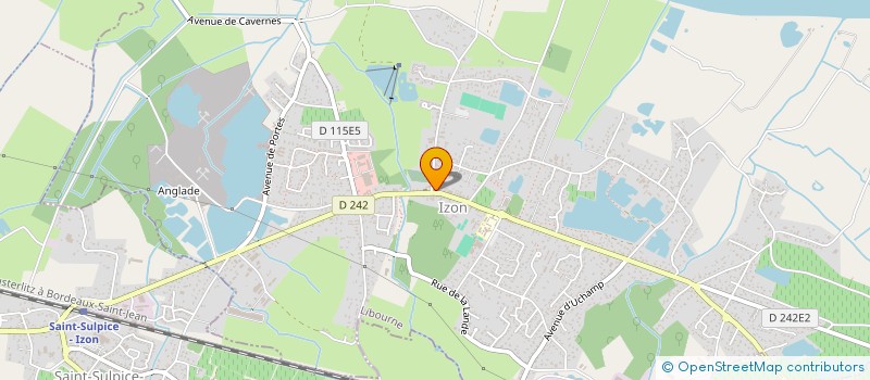 localisation de l'entreprise LES DEMEURES DE LA REGION GIRONDINE  IZON