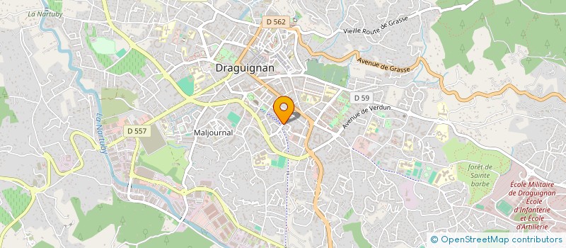 localisation de l'entreprise LES DEMEURES DE PROVENCE SARL à DRAGUIGNAN