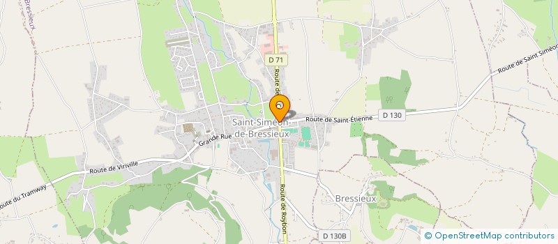 localisation de l'entreprise LES DEMEURES DES CHAMBARANS à SAINT-SIMEON-DE-BRESSIEUX