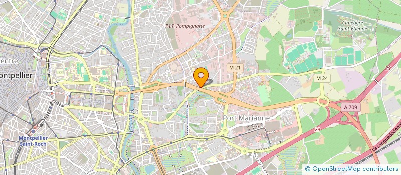 localisation de l'entreprise LES DEMEURES DU COLISEE à MONTPELLIER